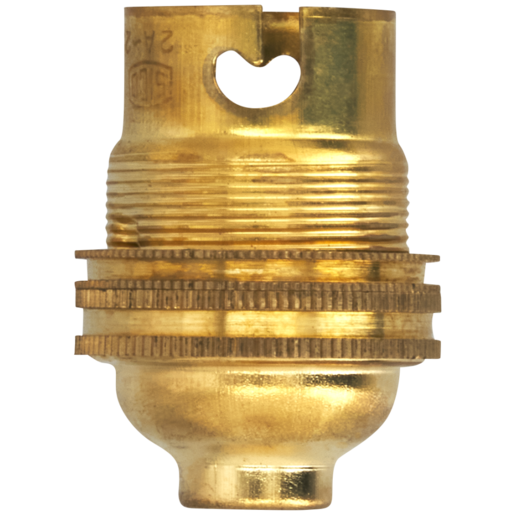 SCE Brass B22 Lamp Holder 10mm