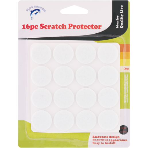 Blue Dolphin Adhesive Scratch Protectors 16 Piece