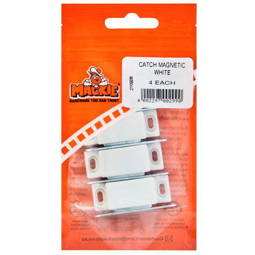 Mackie White Magnetic Catch 4 Pack