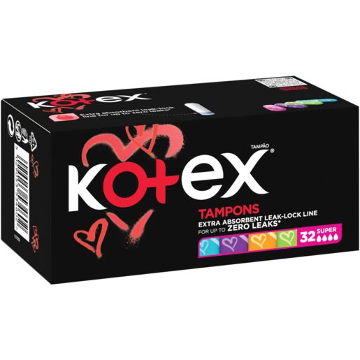 Kotex Super Tampons 32 Pack