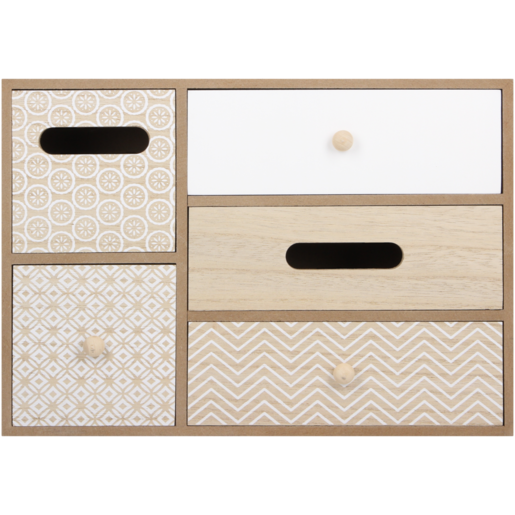 Storage Box with 5 Drawers