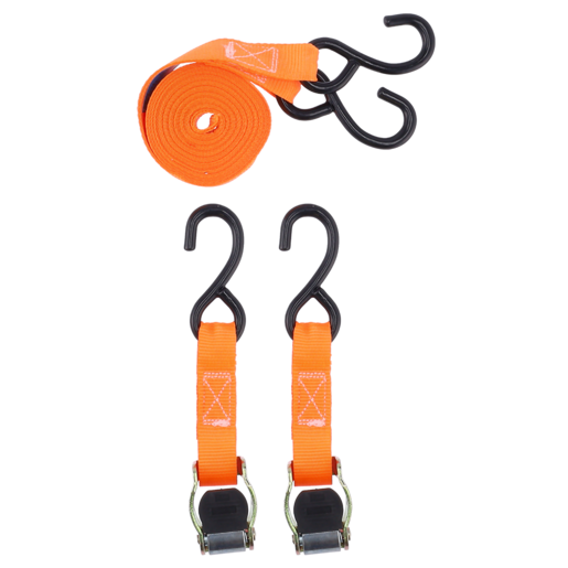 Tactix Rachet Tie Strap Set 25mm x 3m (Work Load Limit 125 kg )