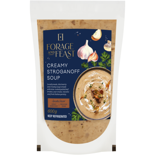 Forage And Feast Creamy Stroganoff Soup 600g 