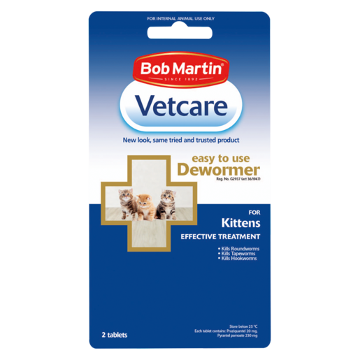 Bob Martin Kitten Dewormer Tablets 2 Pack