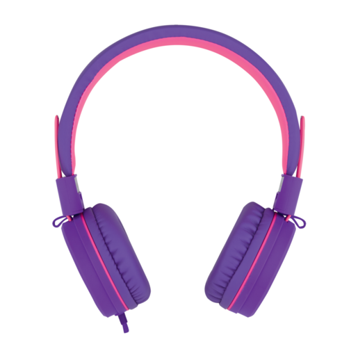 Polaroid Purple Foldable Headphones