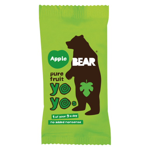 Bear Yoyo Apple Toddler Snack 20g