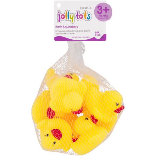 Jolly Tots Bath Squeakers 3 Months +