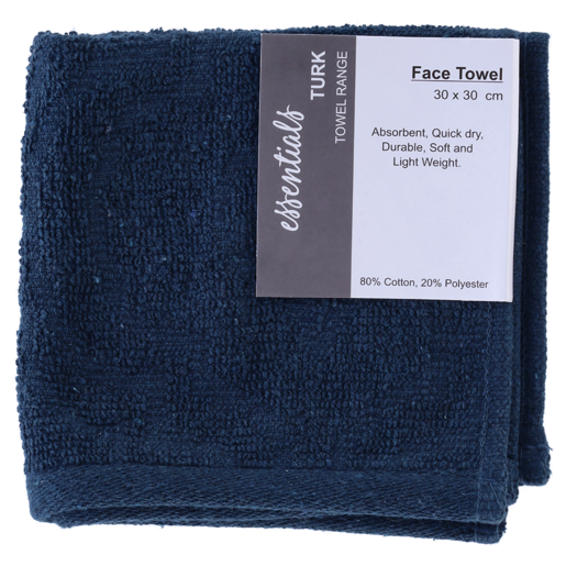 Essentials Turkey Face Cloth 30 x 30cm